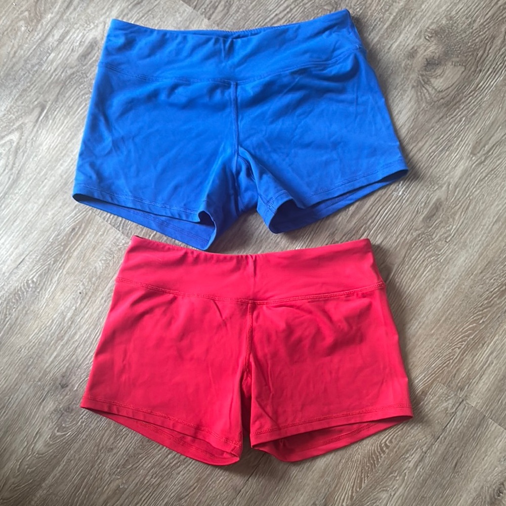 Born Primitive Athletic Shorts in Blue and Red